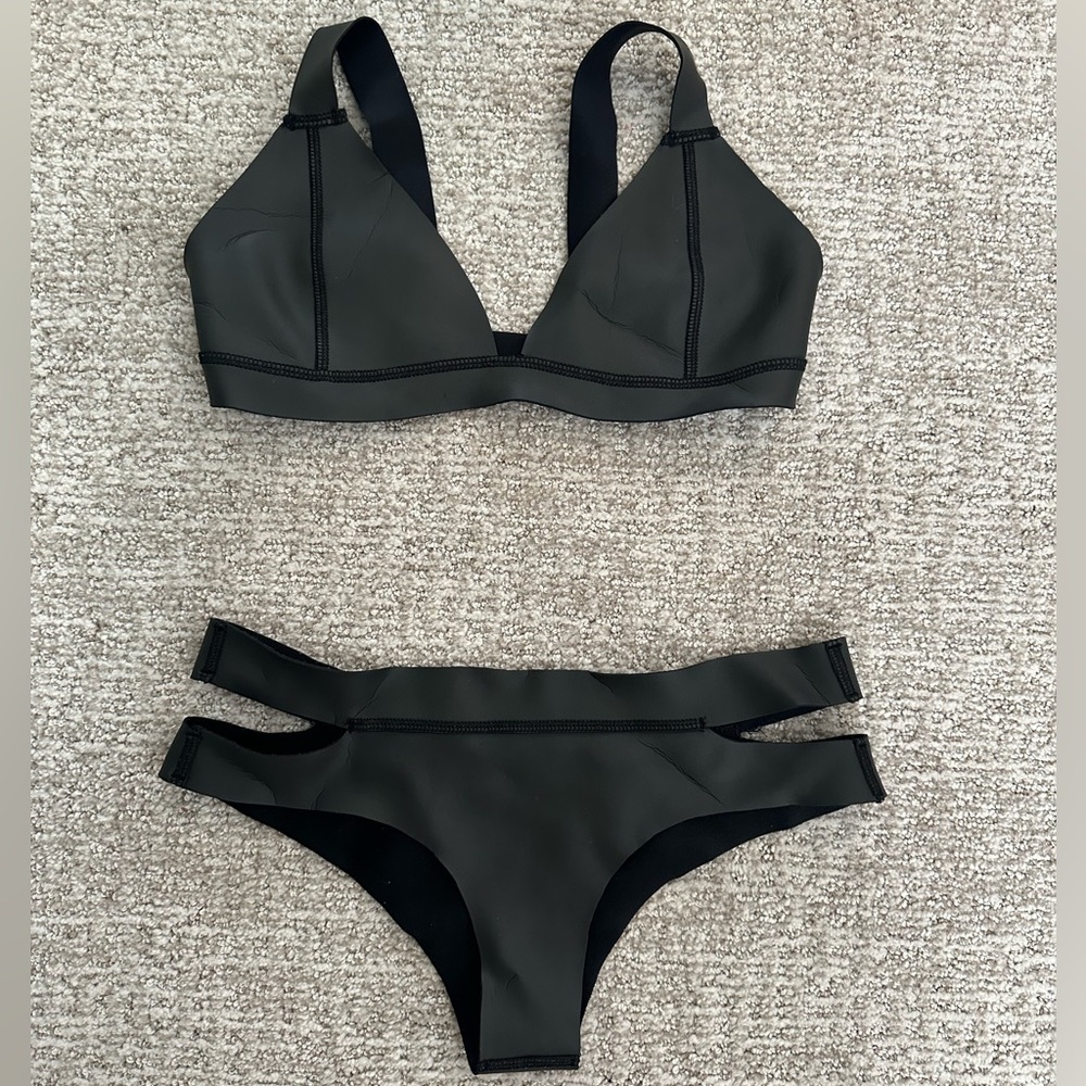 MIKOH neoprene bikini set